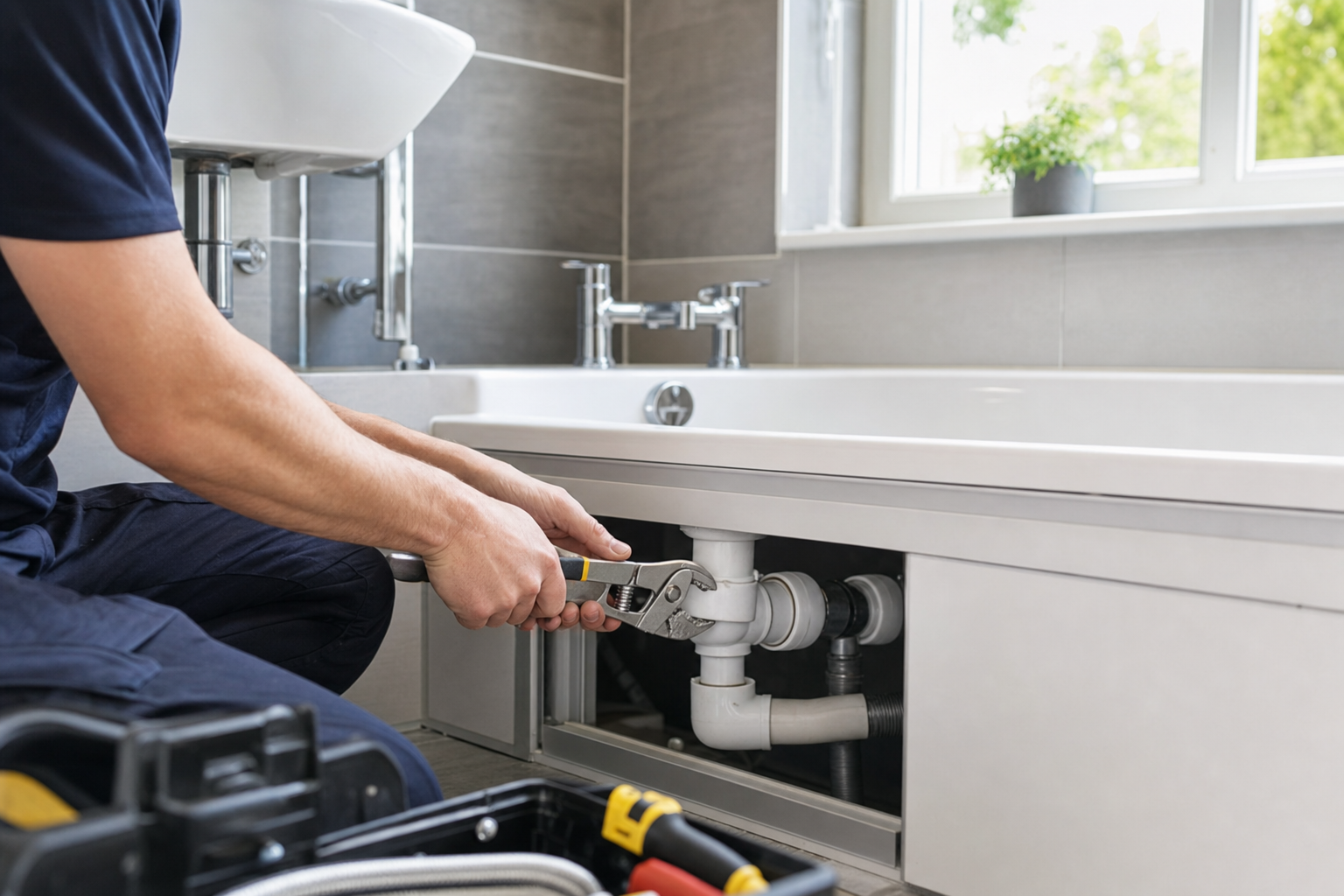 Bathroom Plumbing Kingston KT2 service image
