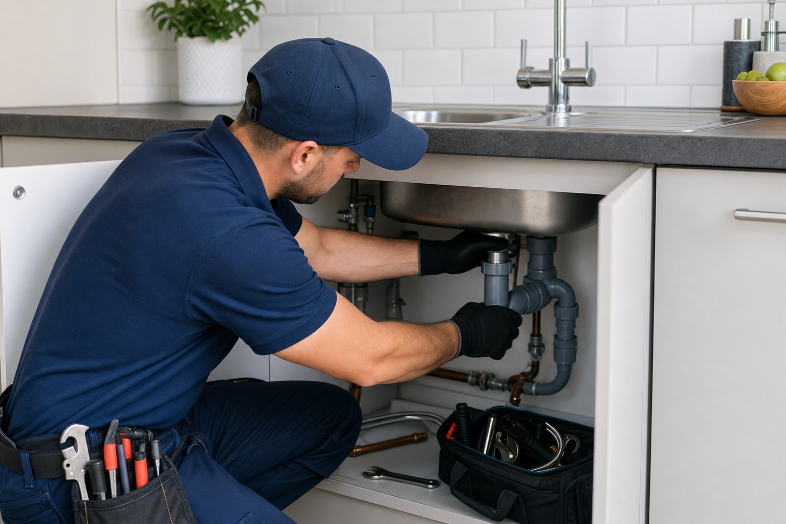 Kitchen Plumbing Kingston KT2 service image